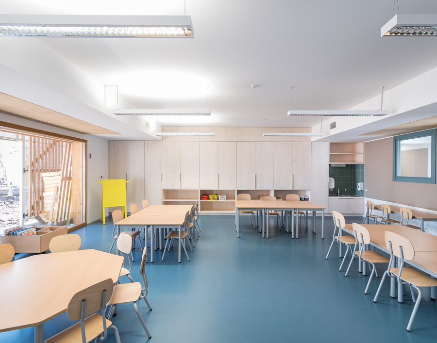 #htmlcaption_5 DeA architectes_Mulhouse_France_riedisheim ecole maternelle schweitzer